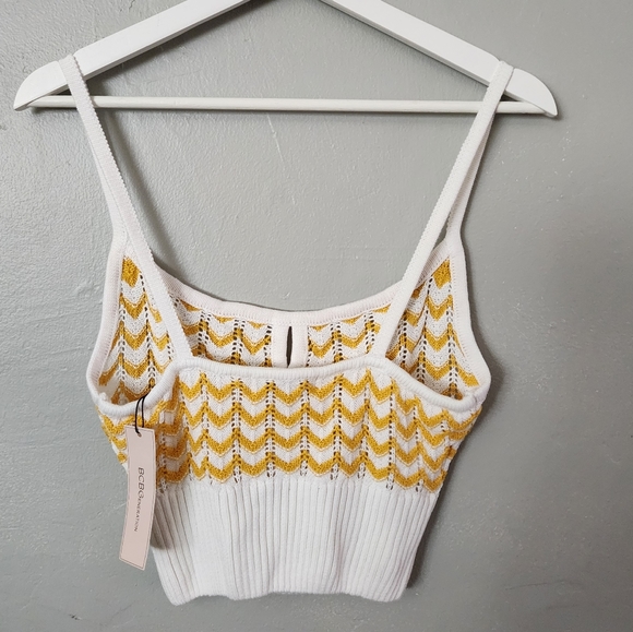 BCBGeneration Chevron-Knit Crop Top - Picture 10 of 12